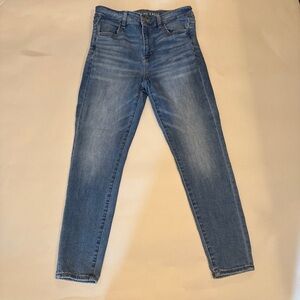 American Eagle Outfitters Women's Light Blue Skinny Jeans
